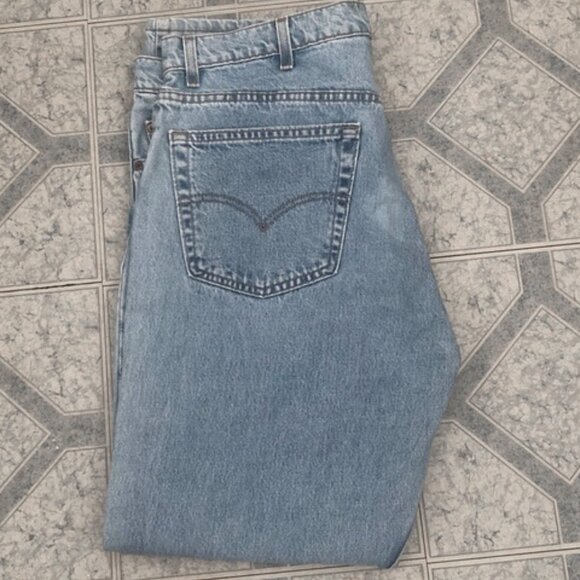 Vintage 90s Levi's 505 Jeans Regular Fit Straight Leg 40x30 Made in USA - Picture 3 of 9